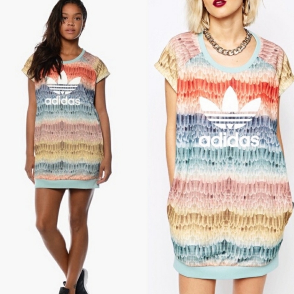 Adidas x farm feather dress